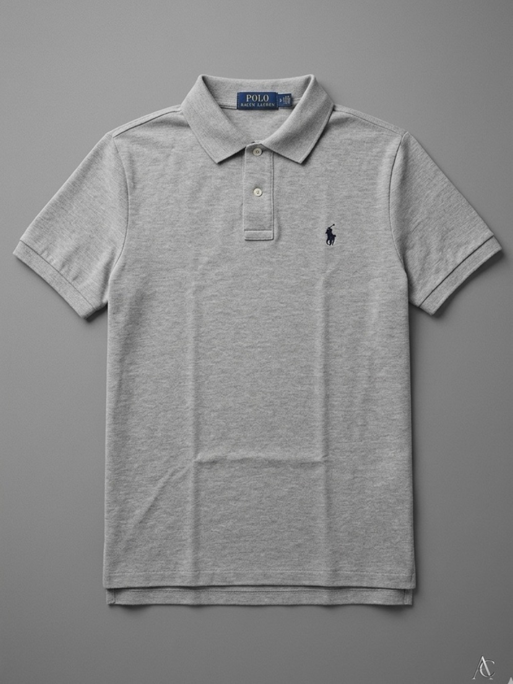 Polo Ralph Lauren Kids Large (14-16) Adult (XS-S)Heather Gray Short Sleeve Polo